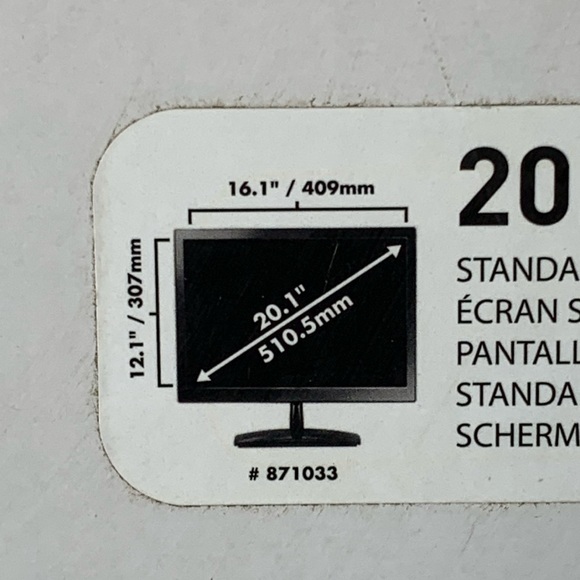 Fellows PrivaScreen laptop/monitor blackout Privacy Filter 20.1” / 510.5mm - Picture 14 of 15